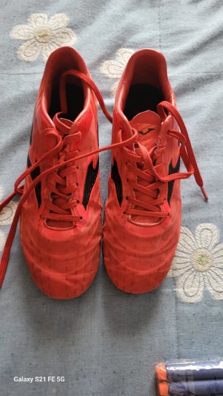 Botas de fútbol Joma niño rojas talla 37