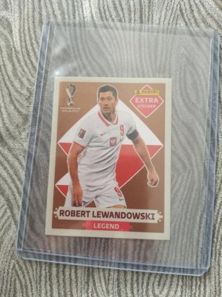 Cromo Lewandowski extra sticker bronce