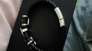 Pulsera de cuero medusa nueva
