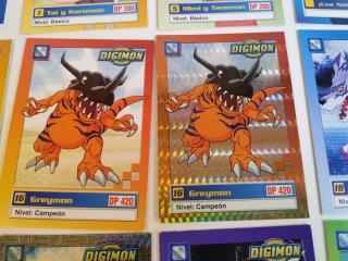 Cartas Digimon Digital Monsters 1999 y Póster