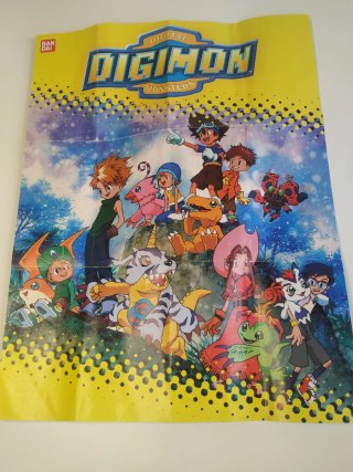 Cartas Digimon Digital Monsters 1999 y Póster