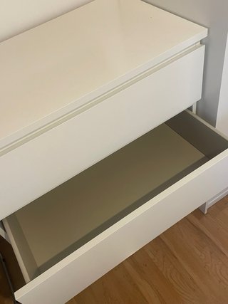 MUDANZA. Cómoda Ikea Malm Blanca