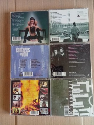 Lote 6 CDs Música Nacho Cano, Juan Perro, Alaska