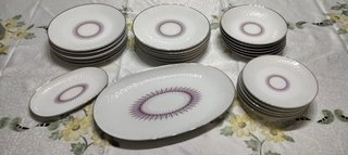 Vajilla L'Estel Porcelana Morado