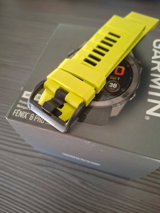 Correa Garmin Fenix 8 51mm Amarilla