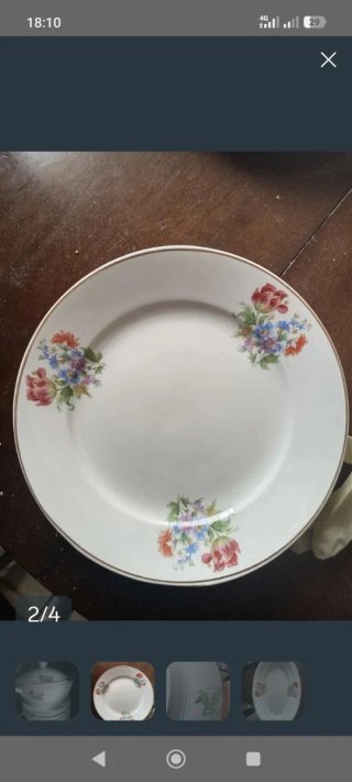 Vajilla porcel antigua Royal China Vigo