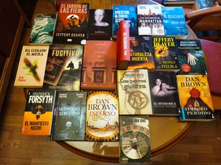Lote 20 Libros Thriller, Misterio, noela negra