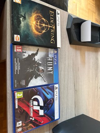 PS5 Slim 1TB y auriculares sony pulse explorer