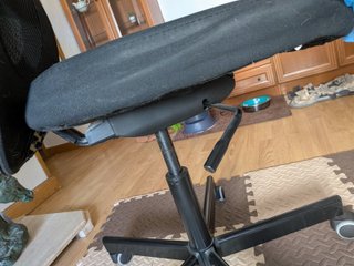 Silla de oficina ergonómica negra