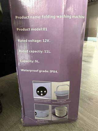 Lavadora Plegable Portátil 9L