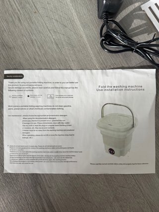 Lavadora Plegable Portátil 9L