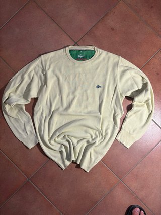 Jersey Lacoste Amarillo Talla M