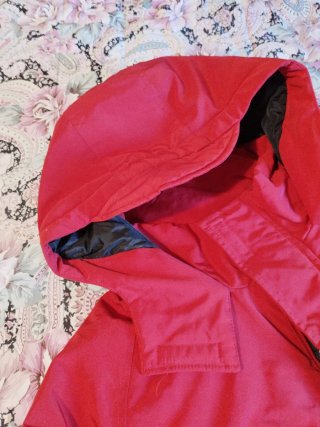Parka Impermeable Roja