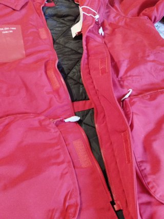 Parka Impermeable Roja