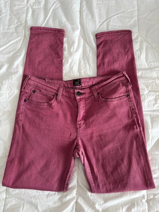 Pantalón tejano Lee rosa