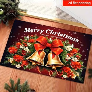 Tappeto Ingresso Natale Merry Christmas 60x40 cm