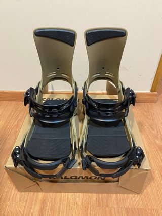 Fijaciones Snowboard Salomon Rhythm Marrón Talla L