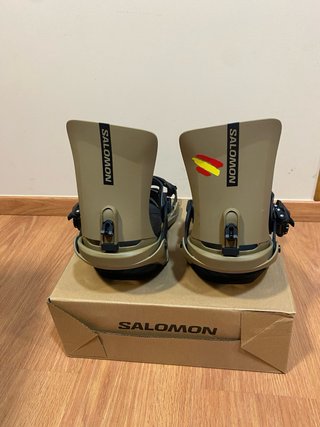 Fijaciones Snowboard Salomon Rhythm Marrón Talla L