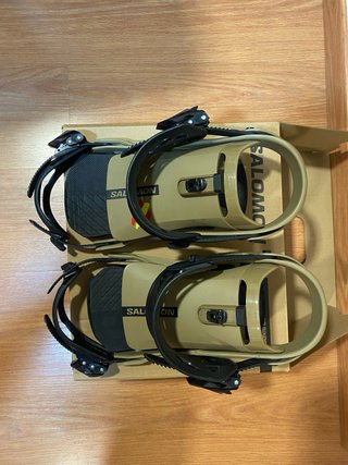 Fijaciones Snowboard Salomon Rhythm Marrón Talla L