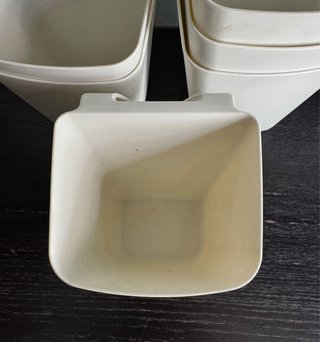 Pack 6 Botes Organizadores IKEA SUNNERSTA Blanco