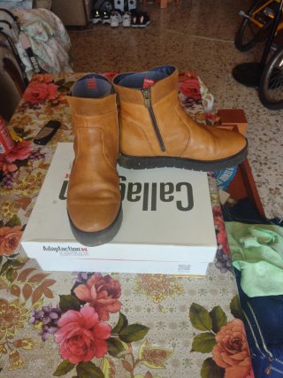 Botines Callaghan Piel Marrón
