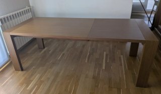 Mesa comedor extensible madera