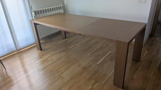 Mesa comedor extensible madera