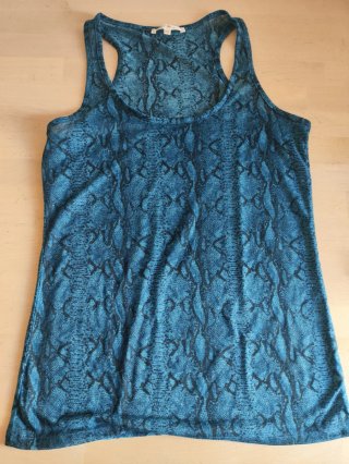 Camiseta tirantes azul mujer M