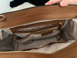 Bolso Michael Kors Selma Piel Saffiano Marrón