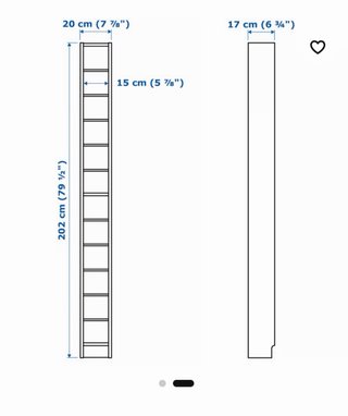 Estantería Blanca Ikea para CDs