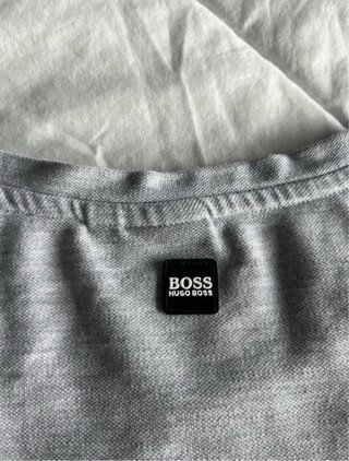 Camiseta BOSS Gris Naranja Talla M
