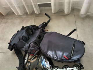 Patines en línea K2 Exo-6 t. 44.5 con mochila