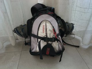 Patines en línea K2 Exo-6 t. 44.5 con mochila