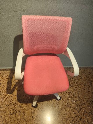 Silla Giratoria Rosa