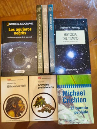 Lote 7 Libros Ciencia, Divulgación y Prehistoria
