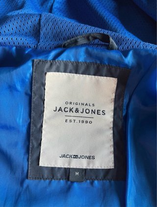 Chaqueta Jack & Jones Azul y Rojo Talla M