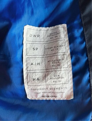 Chaqueta Jack & Jones Azul y Rojo Talla M