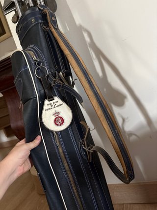 Juego Palos Golf Mujer Bolsa Cuero Vintage
