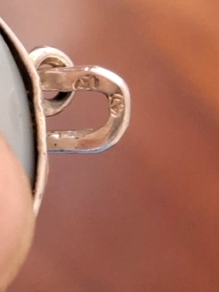 Colgante con cadena de Plata y Ágata veteada