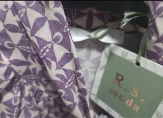 Blusa Malva con Lazo
