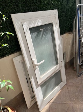 Ventana corredera aluminio blanco