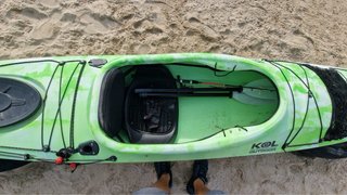 Kayak 1 plaza con timón y extras