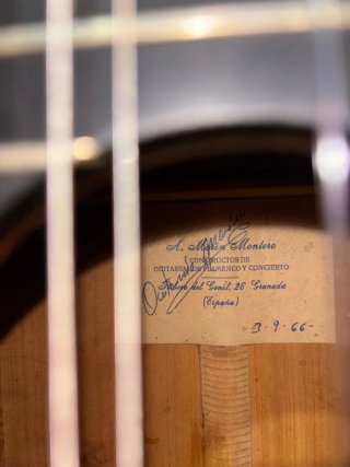 Guitarra Antonio Marín Montero