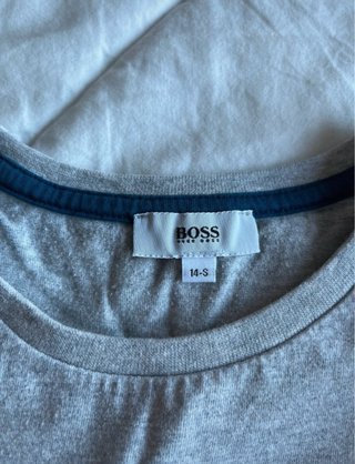 Camiseta manga larga Boss gris Talla S