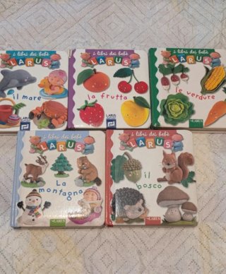 5 libri bebè LARUS morbidi