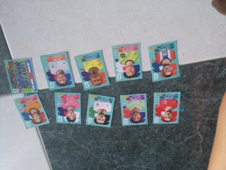Lote de 9 Cromos Panini Adrenalyn