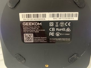 Mini PC Geekom A6