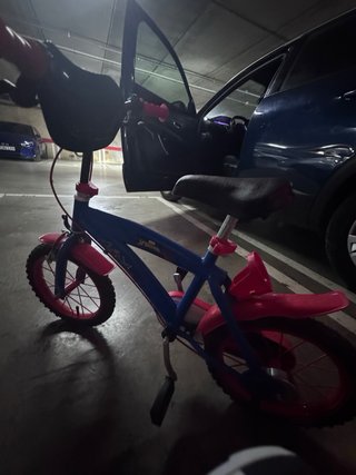 Bicicleta infantil Spiderman