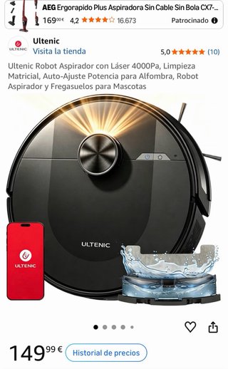 Robot de suelo ultenic