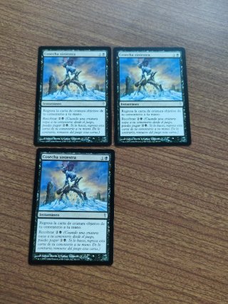 3x Cosecha siniestra MTG (Español)🇪🇸
